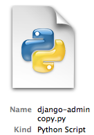 django admin.py