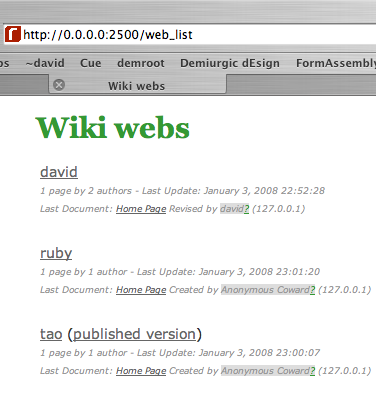 wikiweb