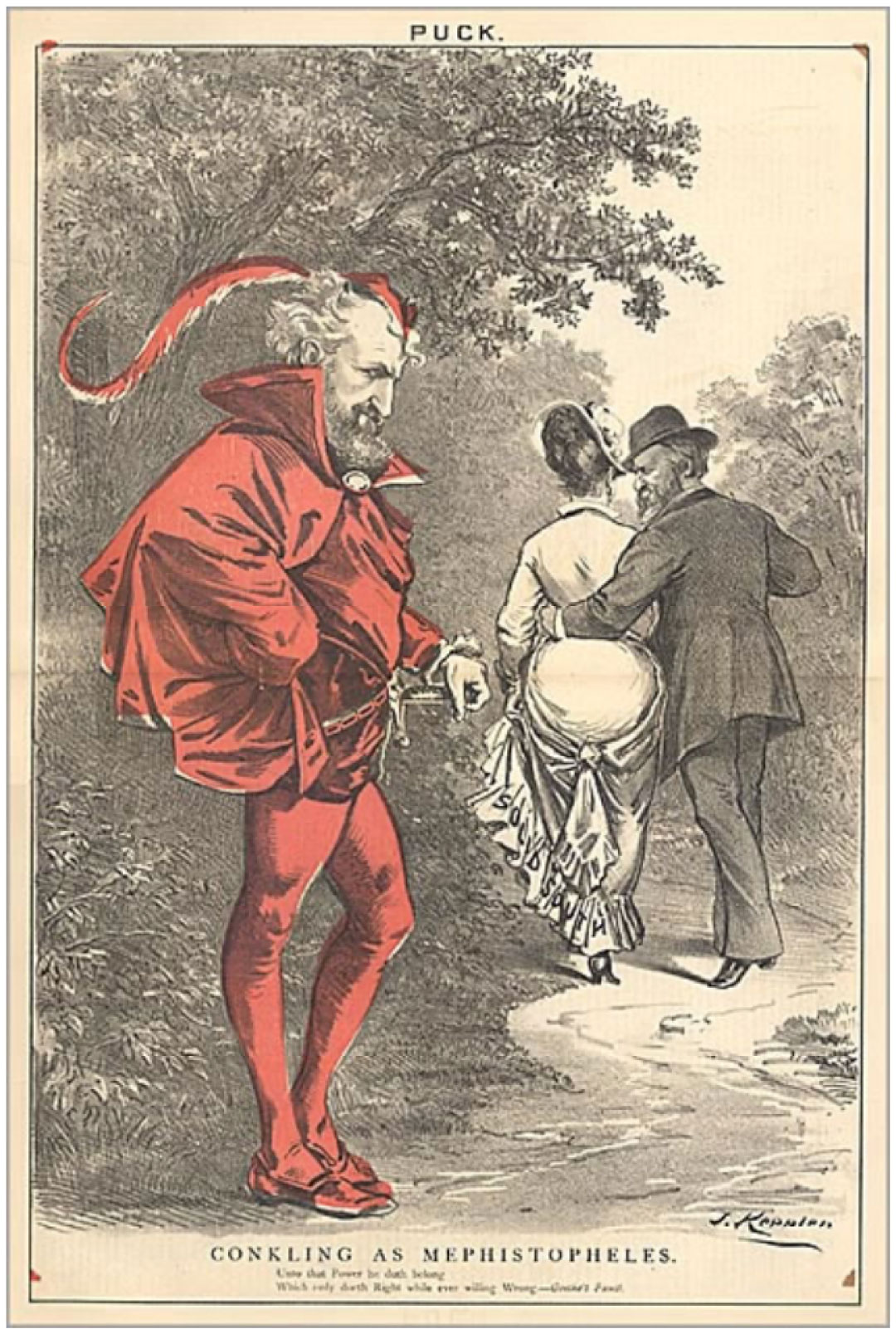 Conkling as Mephistopheles
